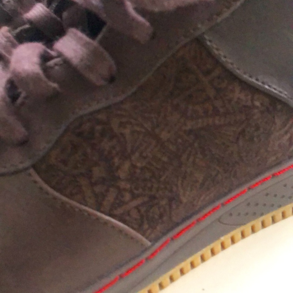 Air Jordan Fusion 20 Low LS Brown Leather Sz 11.5 - Picture 9 of 16